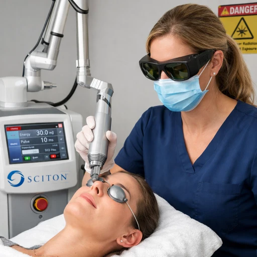 A woman is receiving Laser Safety with Sciton Treatment in Washington DC at Ritual by Tracy Holzman NP C